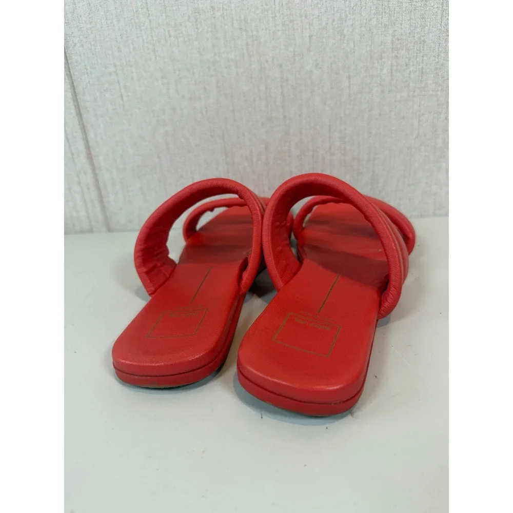 Dolce Vita Adore Slide Sandal In Orange Red‎ Size 9.5